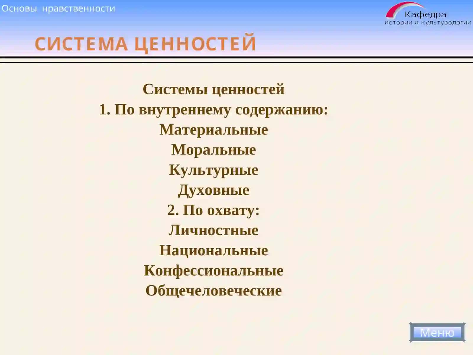ОСНОВЫ НРАВСТВЕННОСТИ 3
