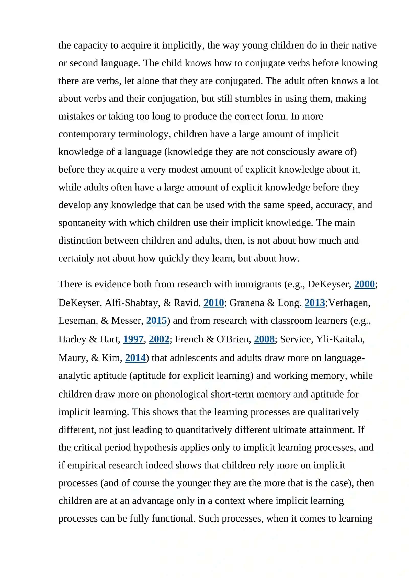 Age in Learning and Teaching Grammar 3