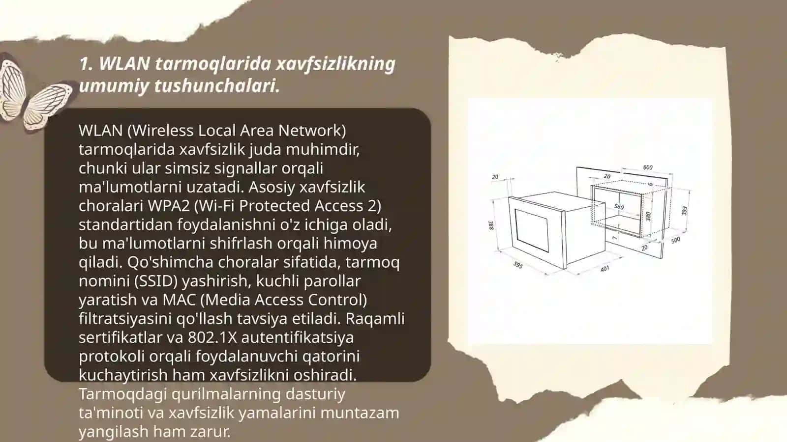 WLAN (Wireless Local Area Network) tarmoqlarida xavfsizlik 3