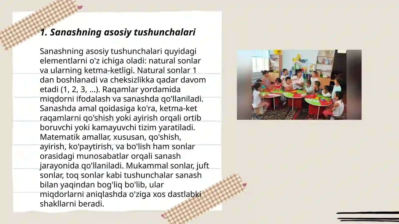 Sanash. Sanashning turli tizimlari 3