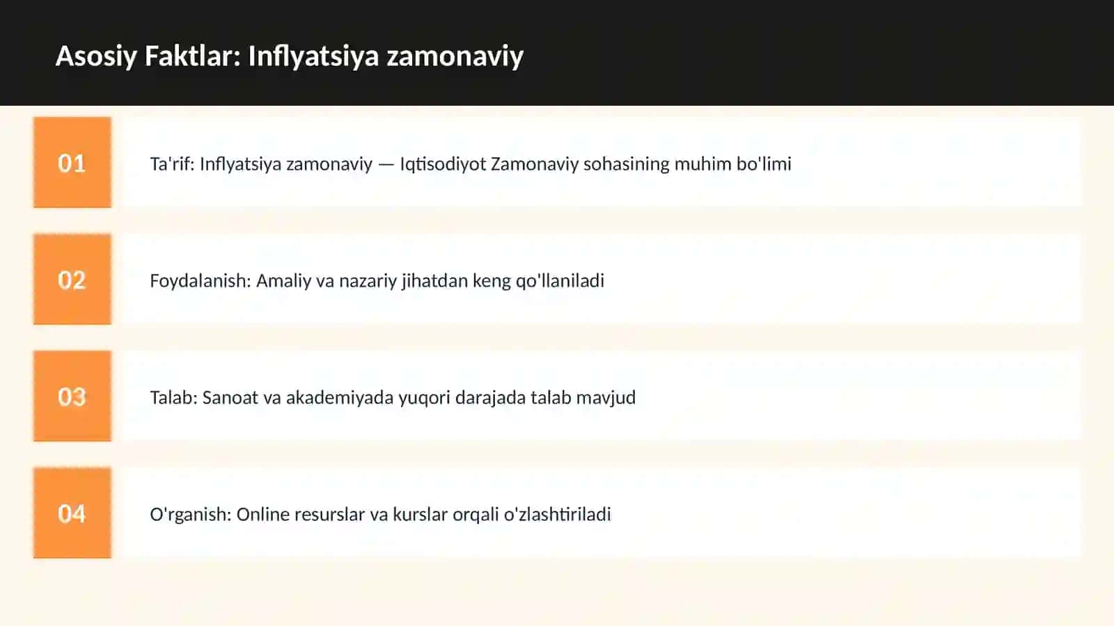 Inflyatsiya zamonaviy 3