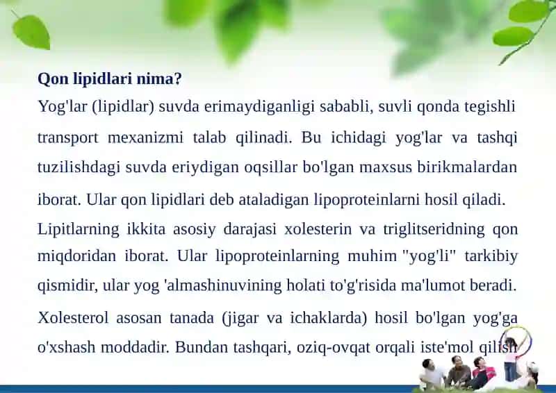 Yog'lar Almashinuvi va Diabet 3