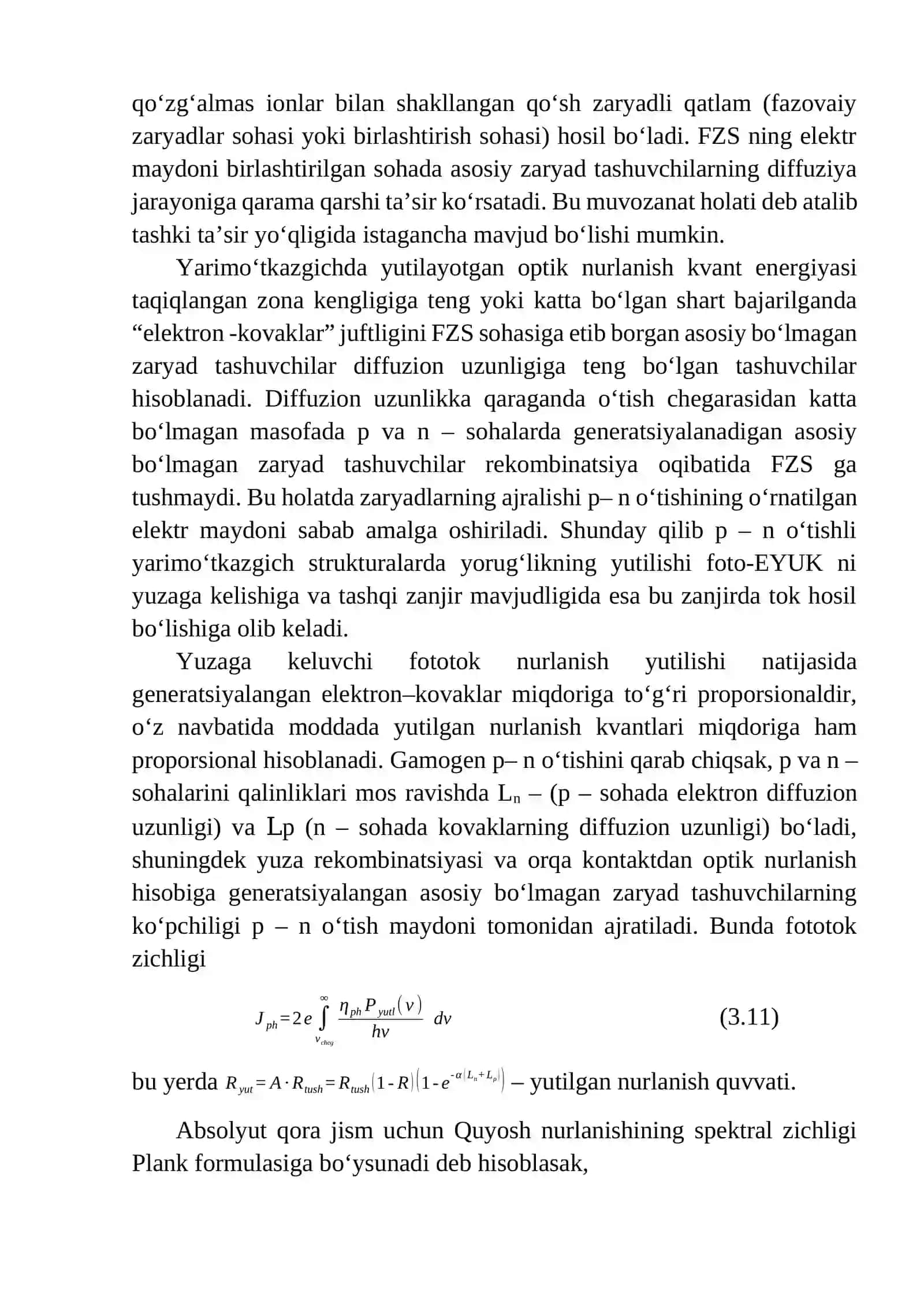 Quyosh elementlarning klassifikatsiyasi, konstruktsiyasi va ishlash printsiplari 3