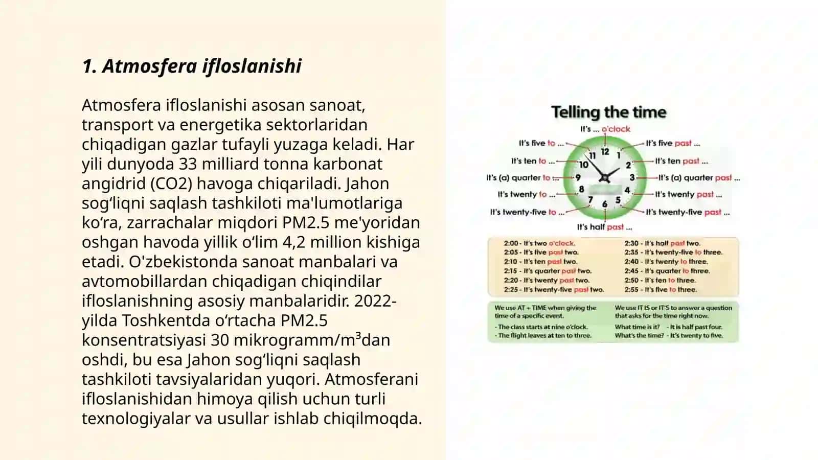 Ekologik muammolar tarkib tapishi va shakillanishi 3