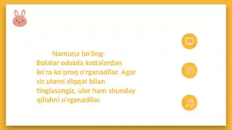 Bolalarni tinglashga o'rgatish 3