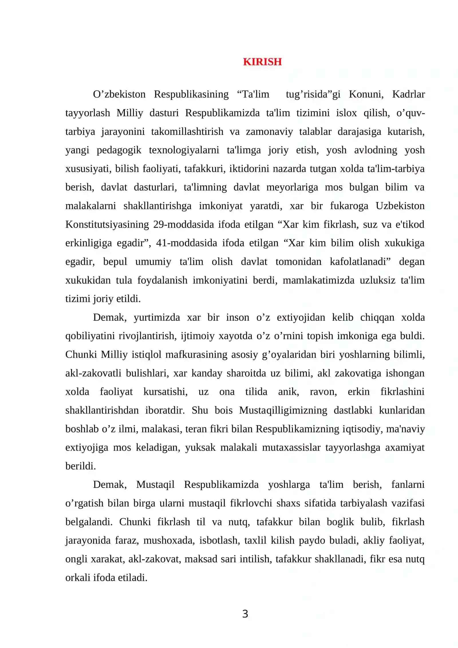 "NUTQ KAMCHILIKLARINI BARTARAF ETISHDA DIFFERENSIALLASHGAN METODLARNI TANLASH USULLARI" 3
