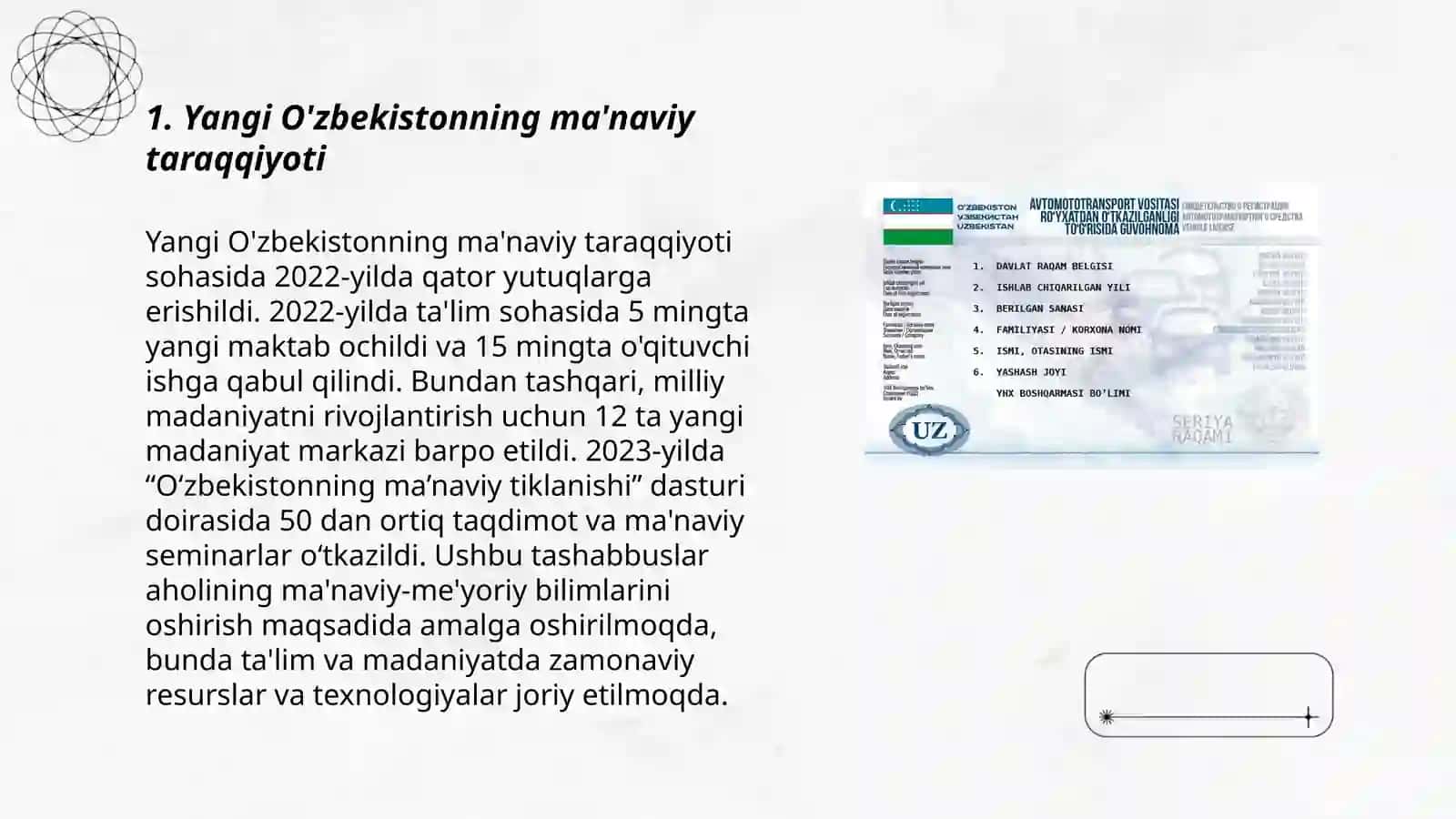 O'zbekistonning Ma'naviy Taraqqiyoti 3