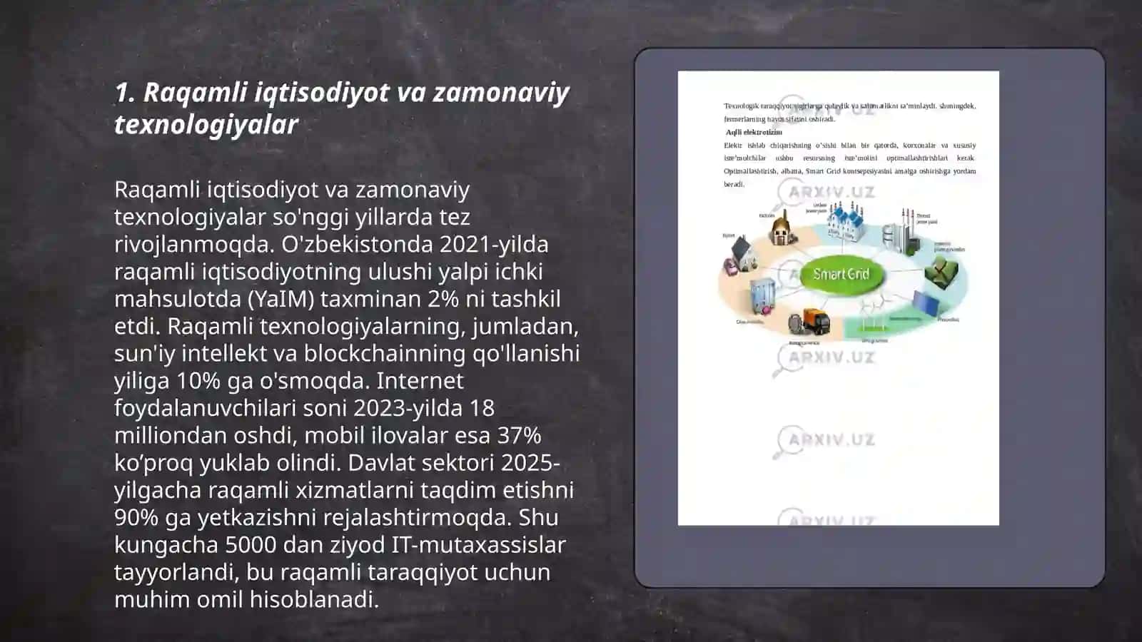 Raqamli iqtisodiyot va zamonaviy texnologiyalar 3