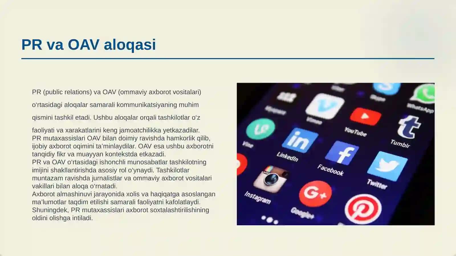 PR FAOLIYATIDA KOMMUNIKATSIYALAR 3