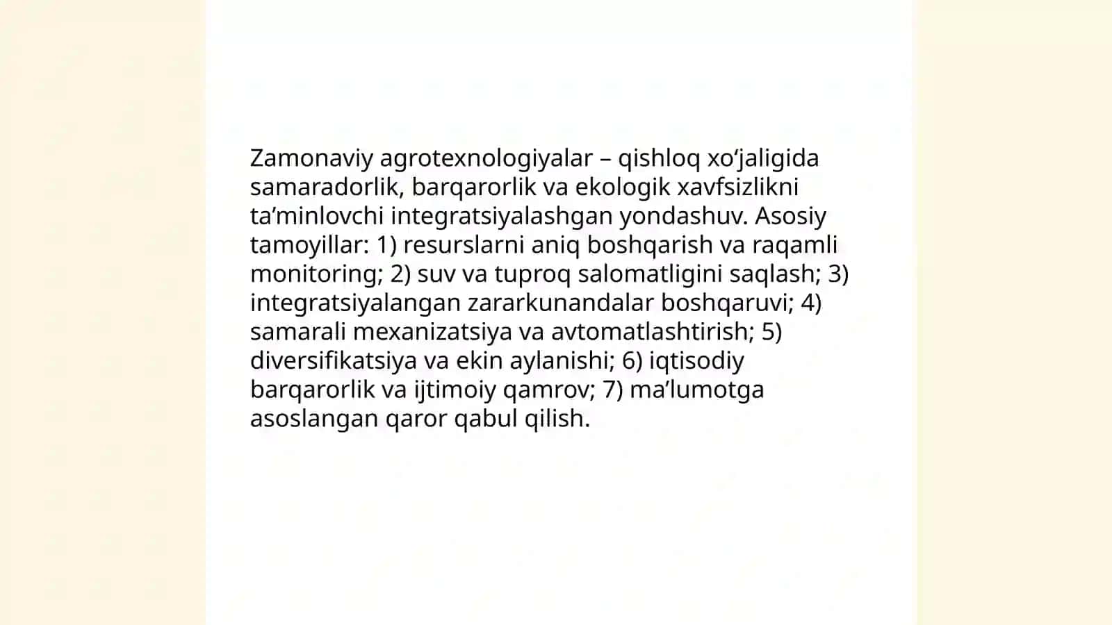 Zamonaviy agrotexnologiyalar 3