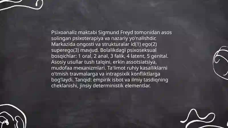 Psixoanaliz maktabi 3