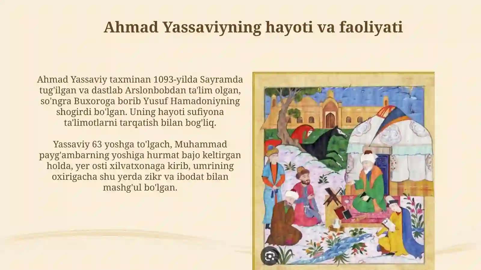 Ahmad Yassaviy ijodiy merosi 3