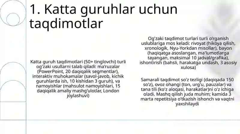 Ogʻzaki usullar va ularning turlari 3