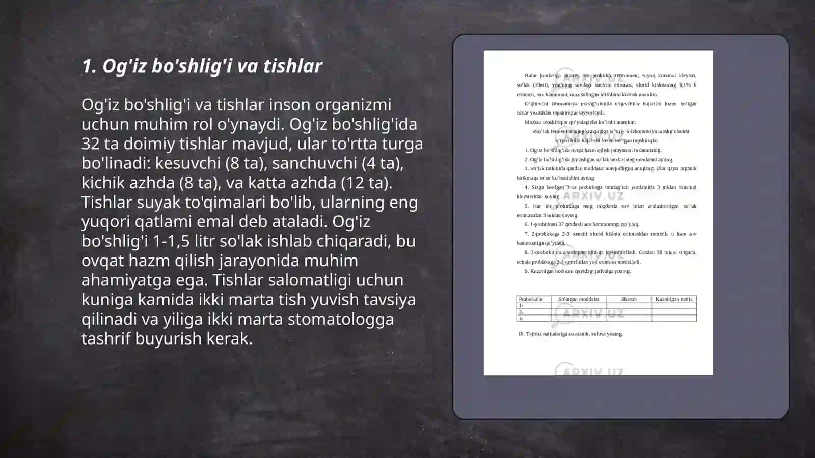 Ovqat hazm qilish sistemasi 3
