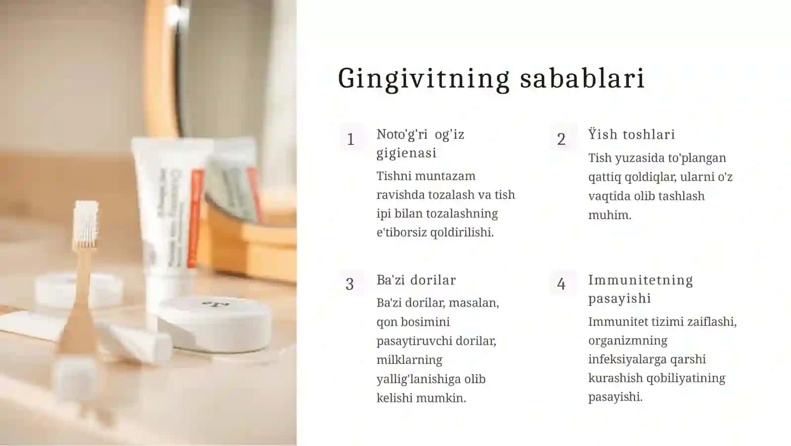 Gingivit kasalligi: tushunish va oldini olish 3