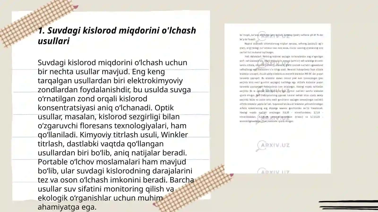 Ekologik me'yorlarning aniqlanishi 3