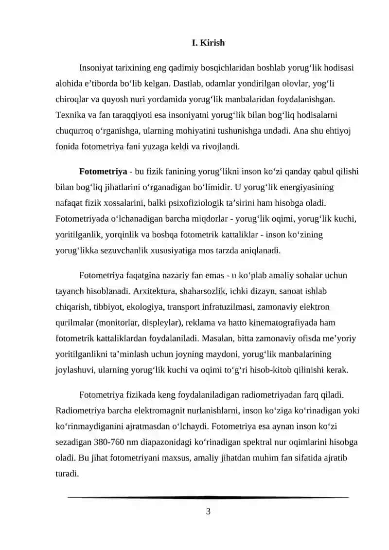 FOTOMETRIK KATTALIKLAR 3