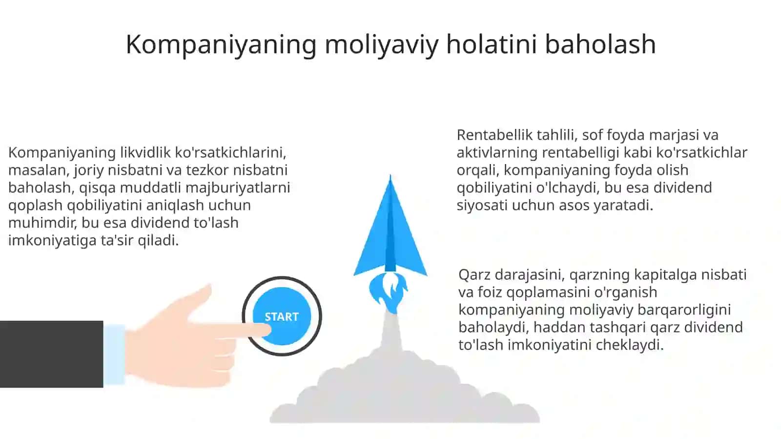 Dividend siyosatini ishlab chiqish bosqichlari 3