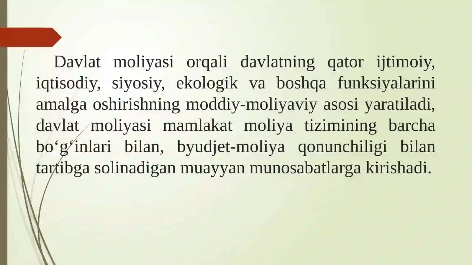 Davlat moliyasi faniga kirish 3
