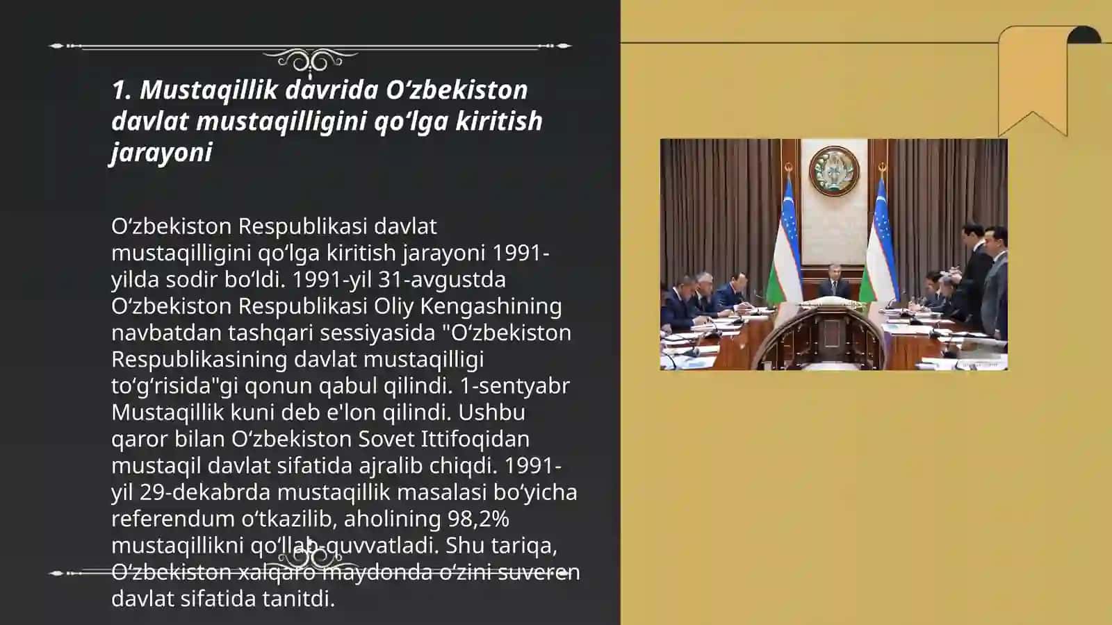 Mustaqillik yillarida davlat boshqaruvi 3