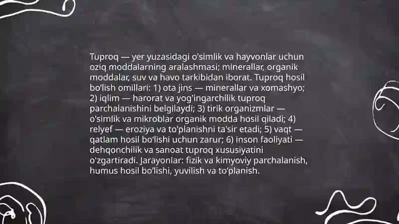 Tuproq va uning turlari 3