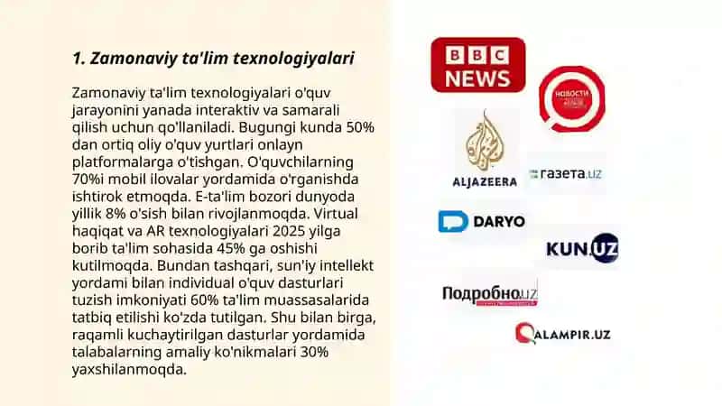 Zamonaviy ta'lim texnologiyalari 3