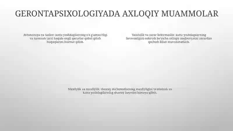 Gerontapsixalogiya Muammolari 3