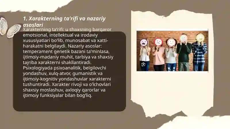 Xarakter haqida tushuncha 3