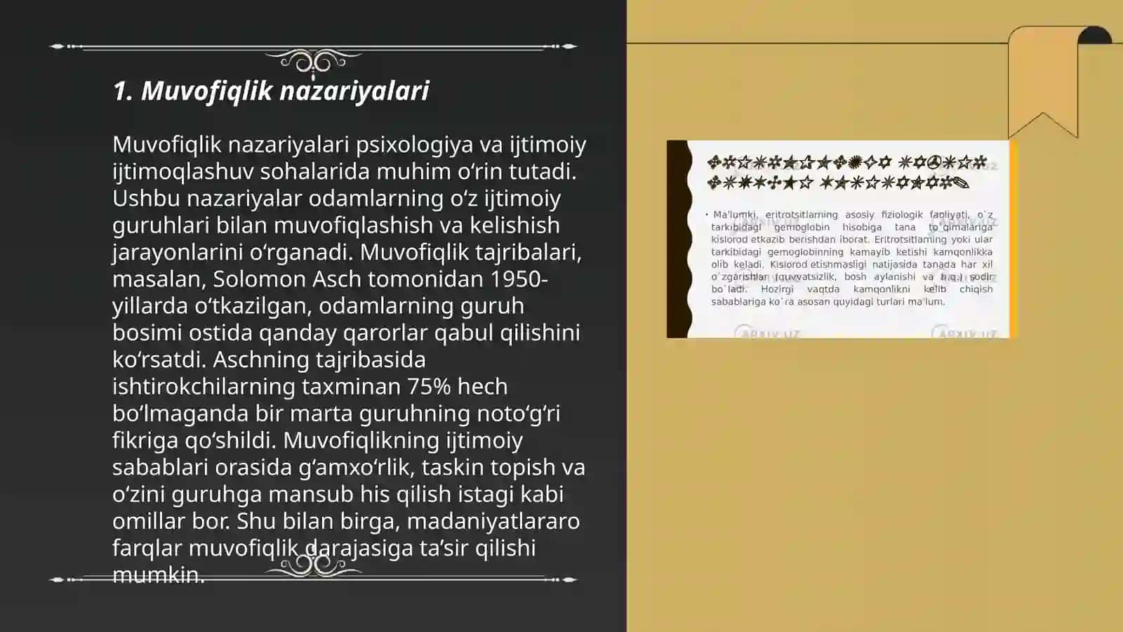 Guruhning shaxsga ta'sirining ijtimoiy psixologik mehanizmlari 3