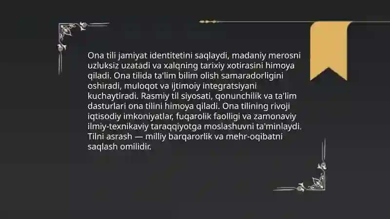 Tilga e'tibor - elga e'tibor 3