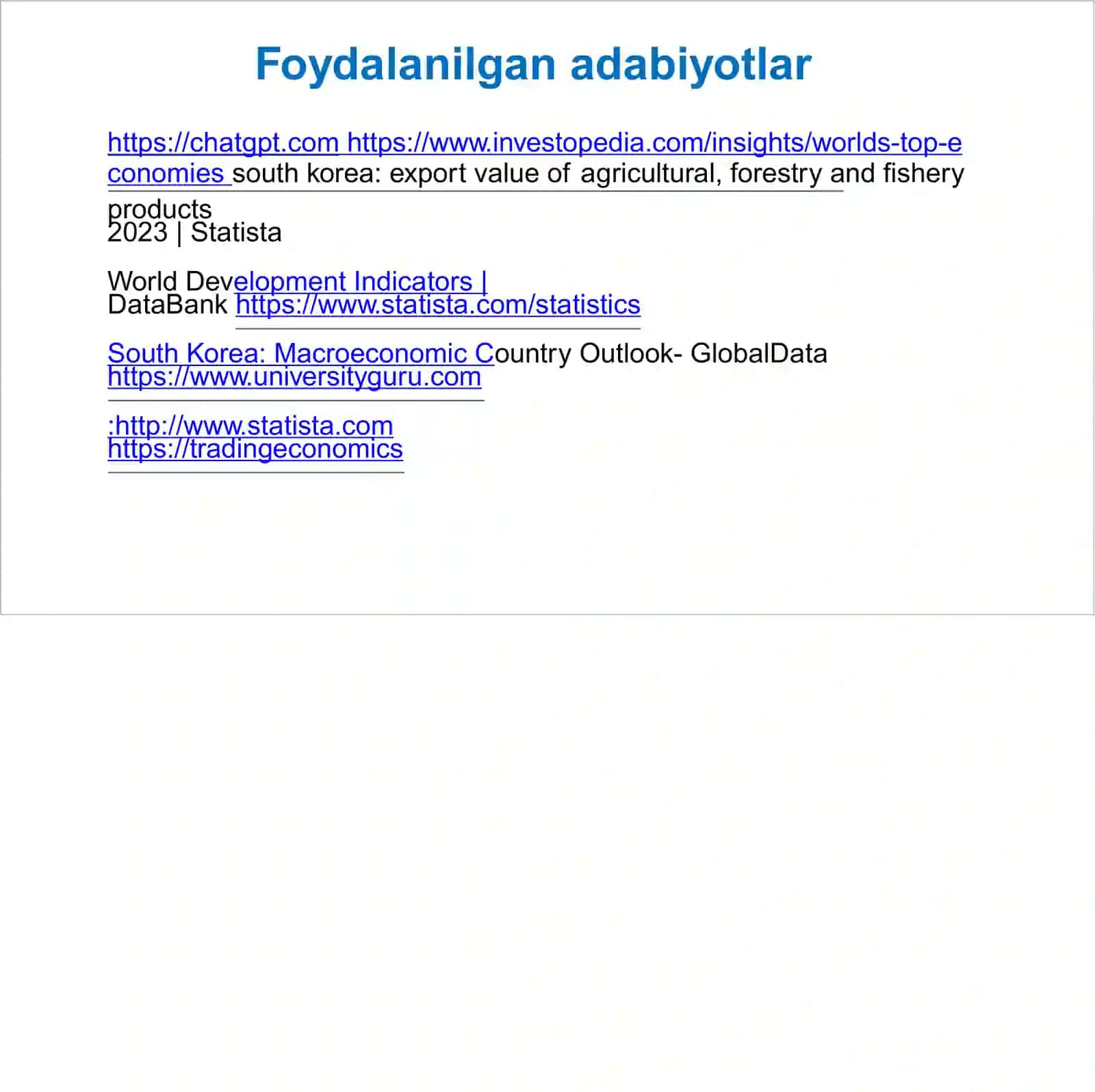 Janubiy Koreya iqtisodiyoti 3