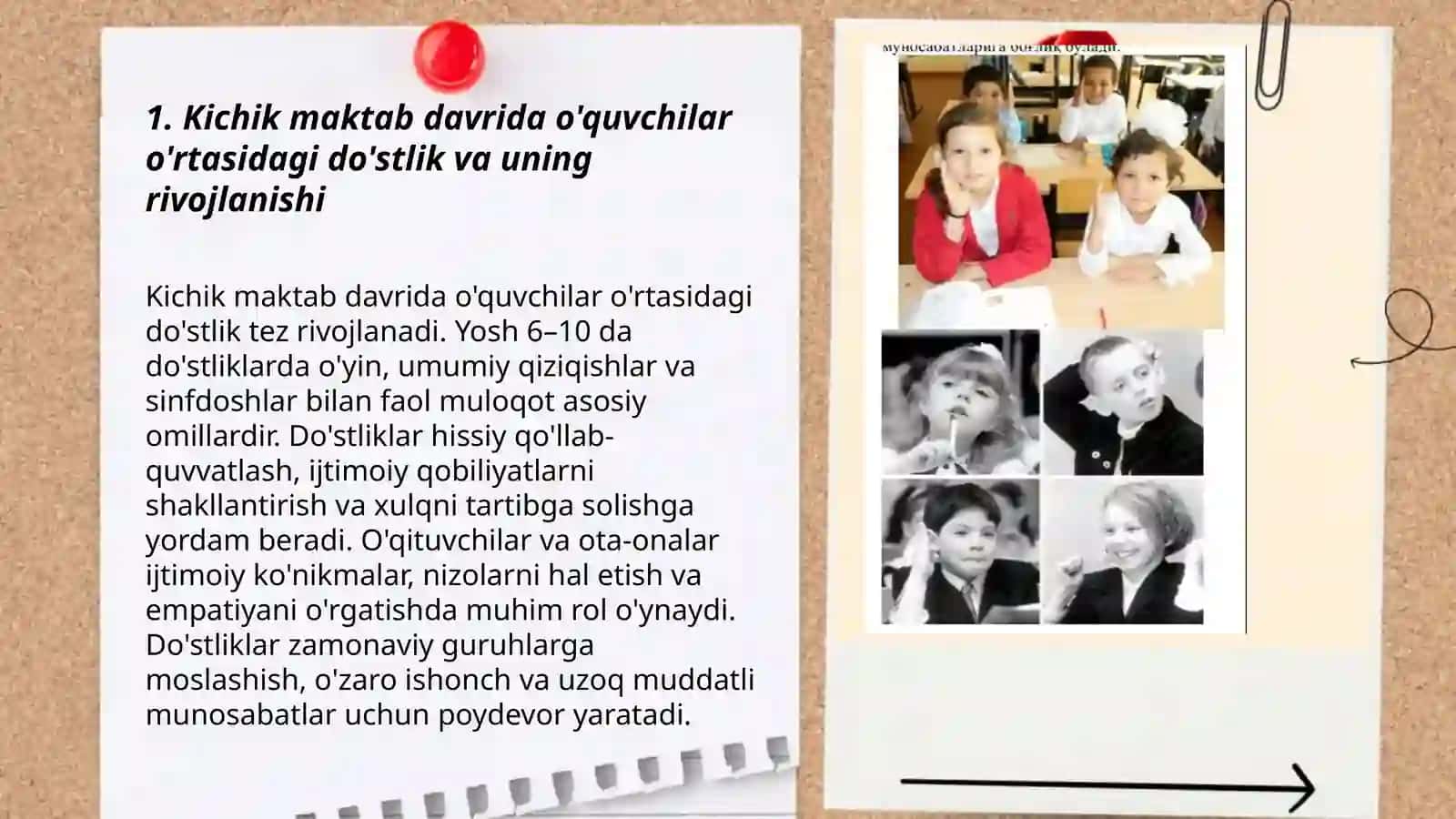 Kichik maktab davrida shaxslararo munosabat 3