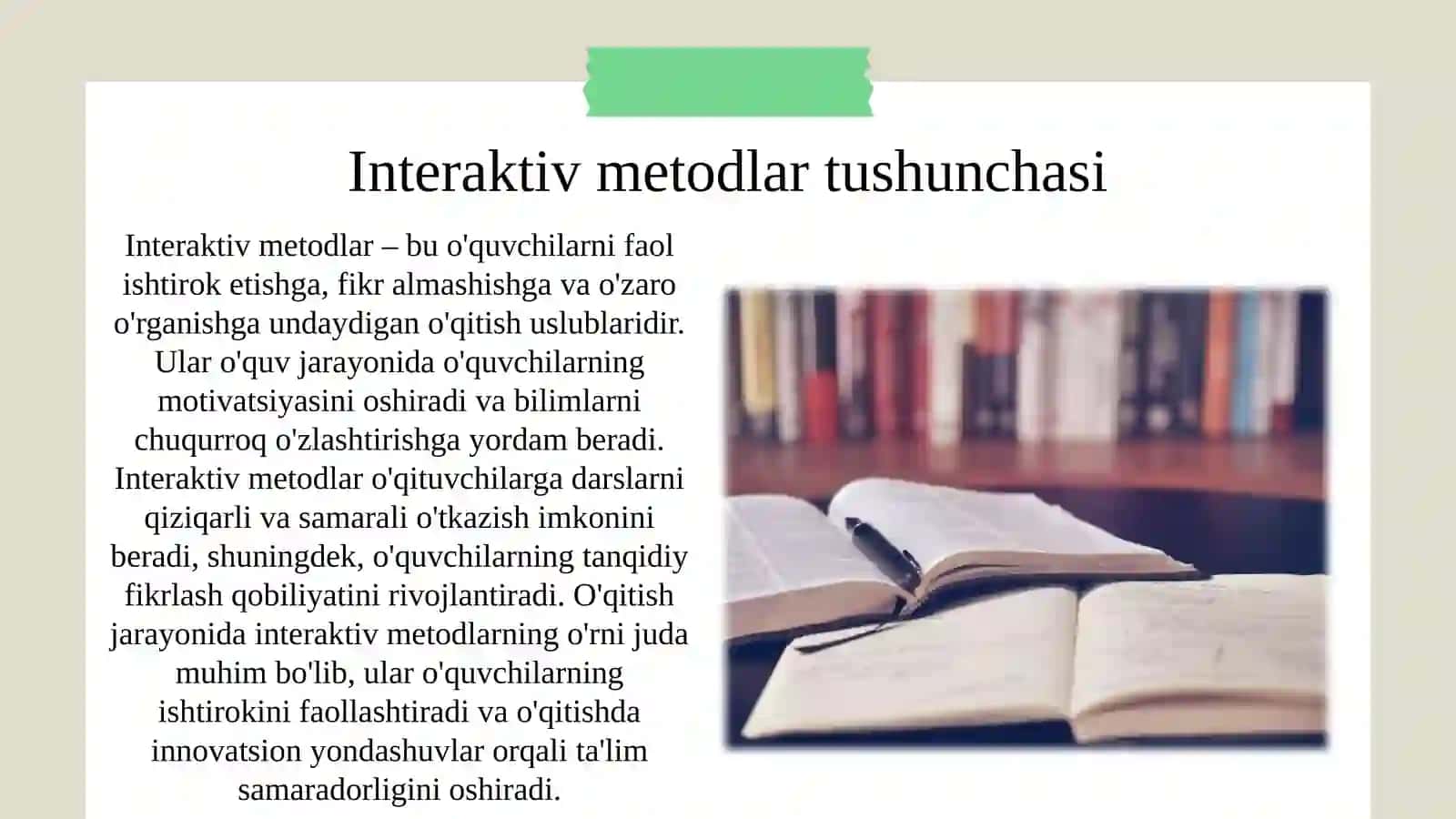 Interaktiv metodlar va texnologiyalar 3