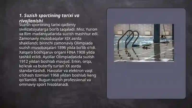 Suzish sport turi haqida 3