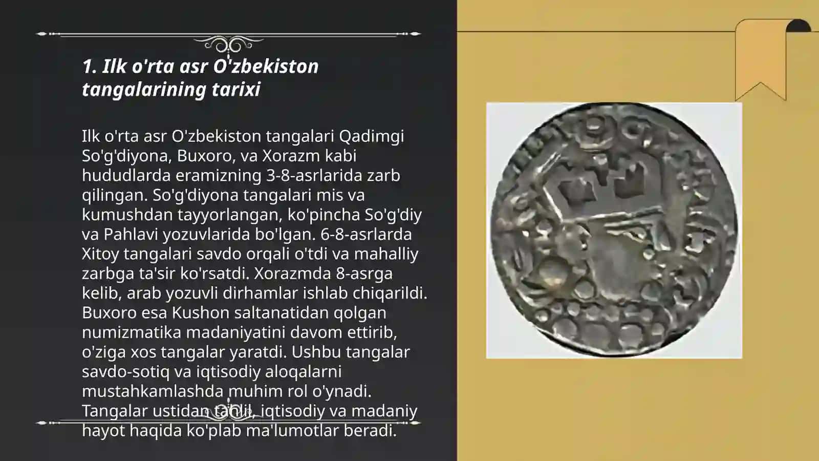 Ilk o'rta asr O'zbekiston tangalari 3