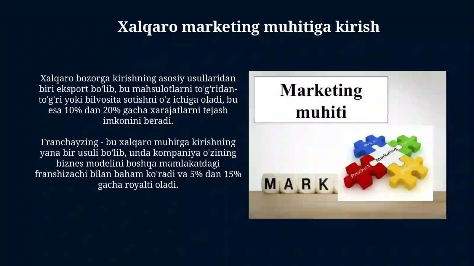 Xalqaro marketing muhiti 3