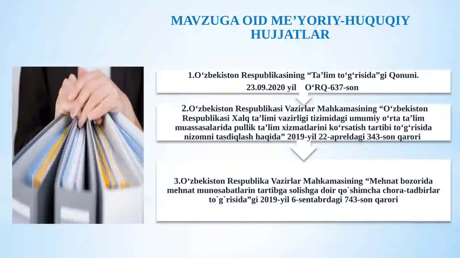 Maktabda kadrlar qo‘nim sizligini bartaraf etish 3