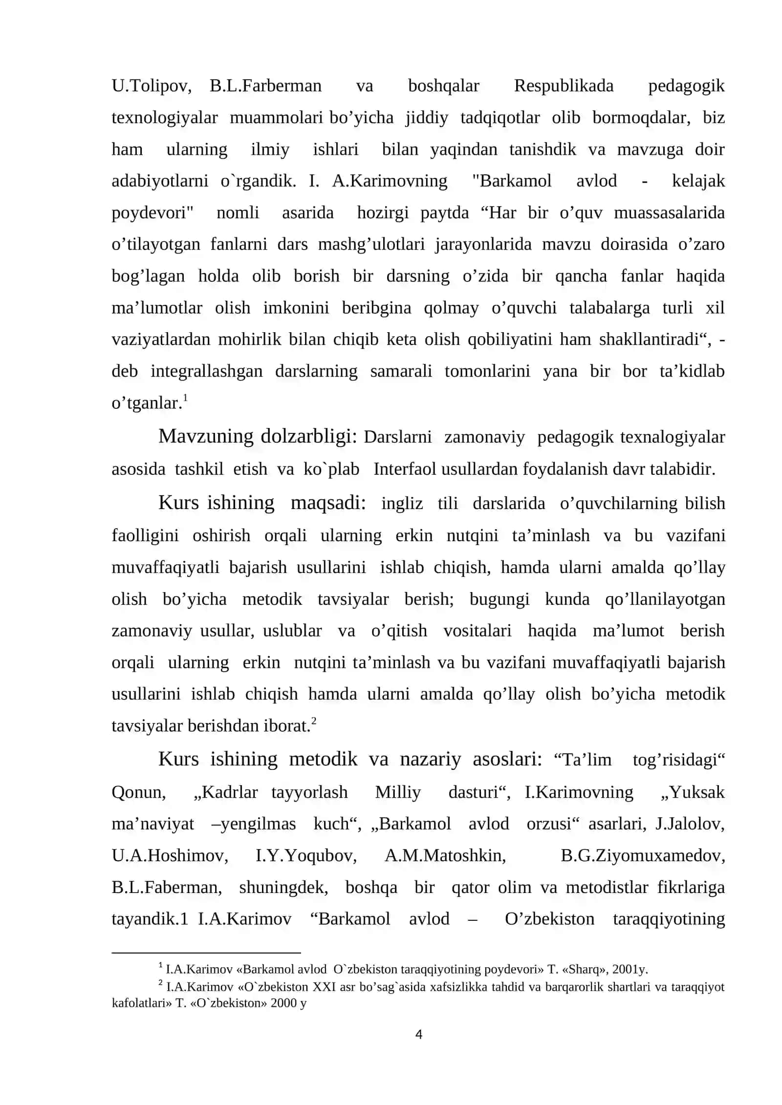 BOB. PEDAGOGIK FAOLIYATNI TEXNALOGIYALASHTIRISHNING IJTIMOIY ZARURIYAT SIFATIDA O’RGATISHNI O’RGANISH 3