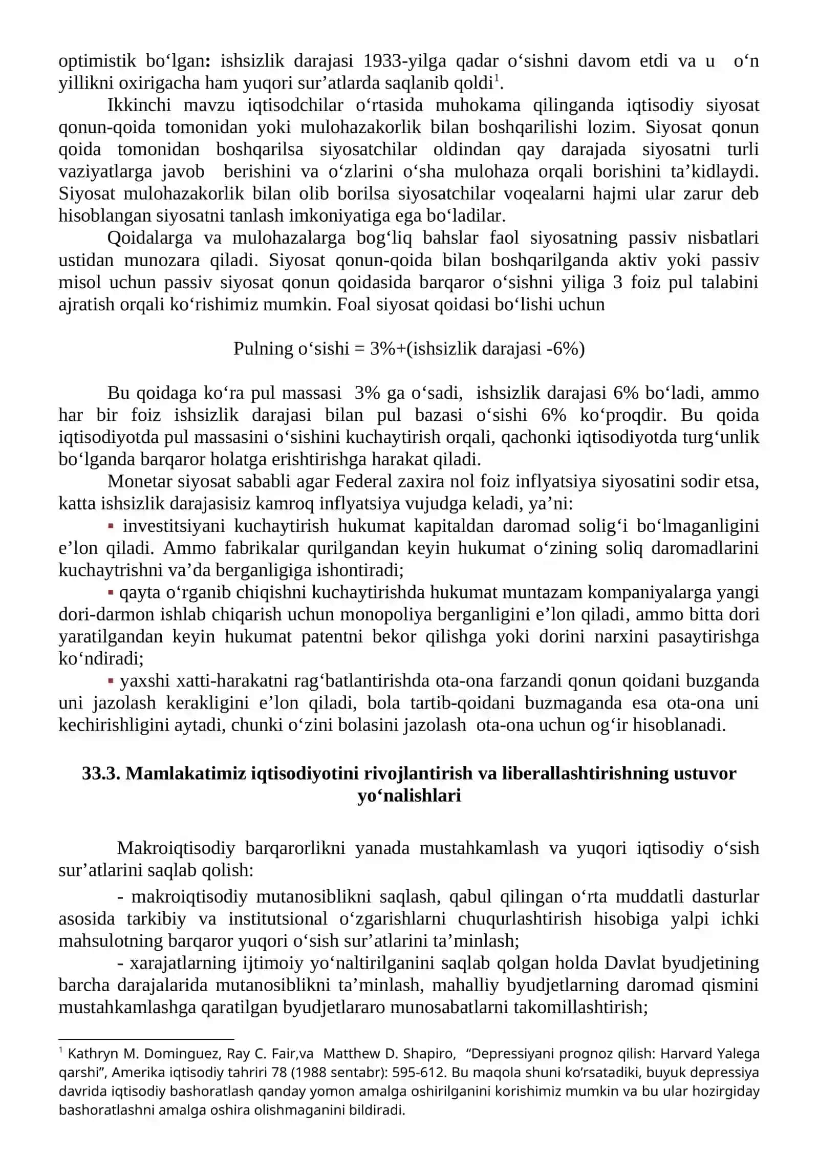 DAVLATNING BARQARORLASHTIRISH SIYOSATI 3