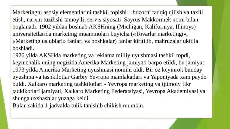 San'at marketingining nazariy konseptual asoslari 3