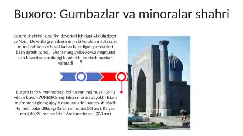 Buxoro: Gumbazlar va minoralar shahri 3
