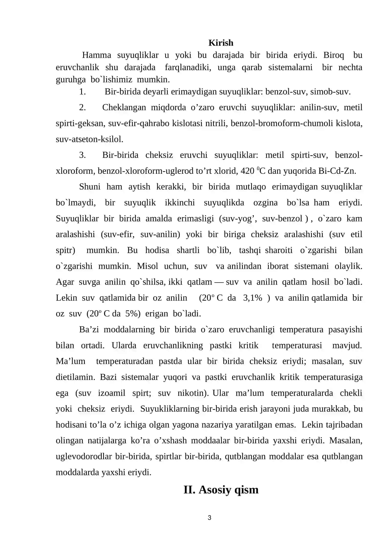 O’zaro chegarasiz aralashuvchi suyuqliklarning xolat diagrammalari 3