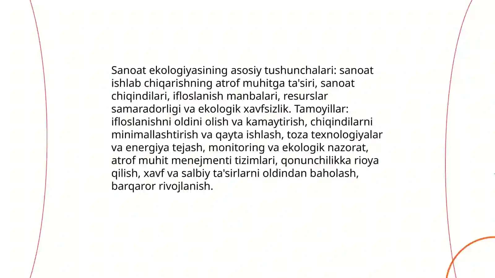 Sanoat ekologiyasi 3