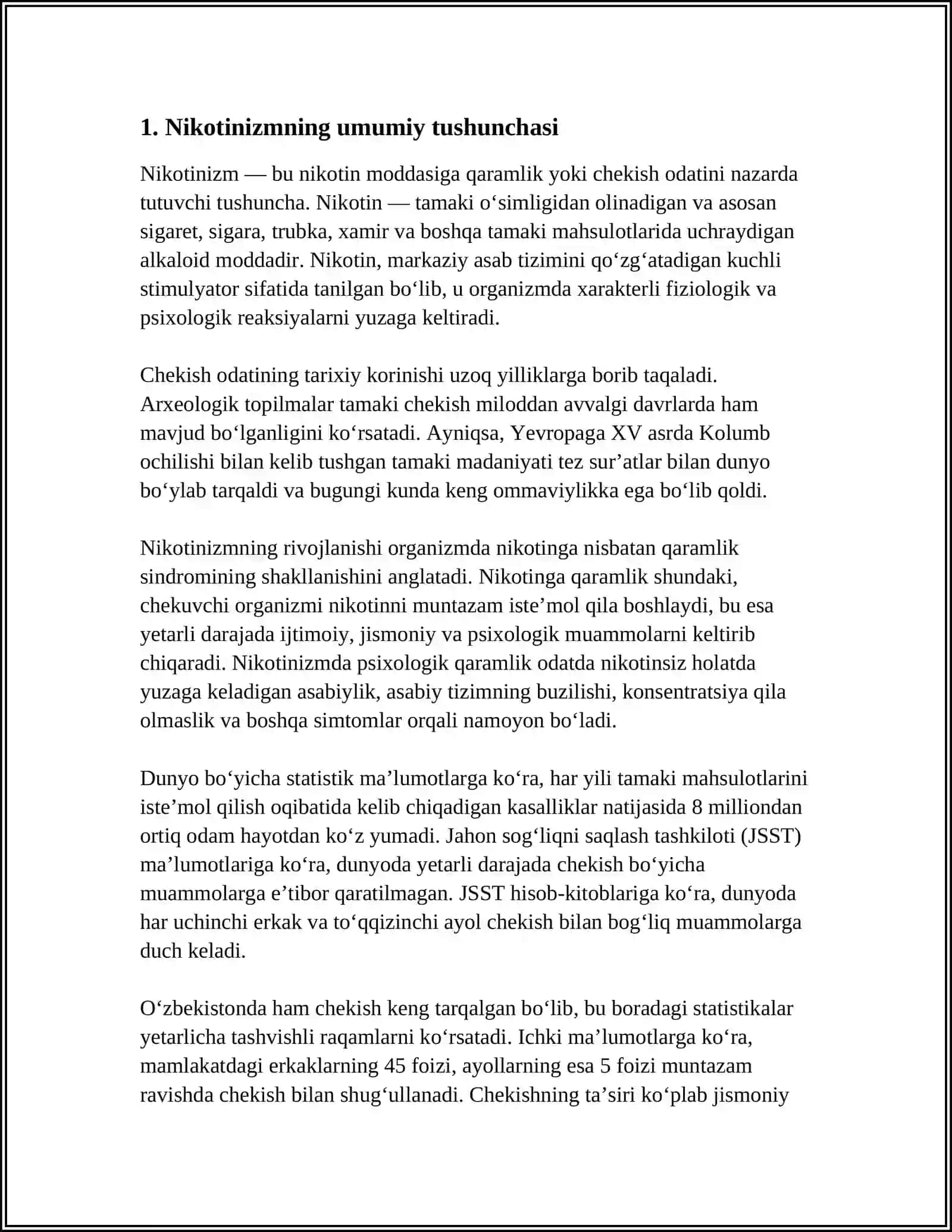 NIKOTINIZM VA UNING ASORATLARI 3