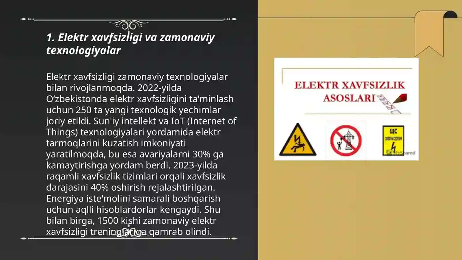 Elektr xavfsizligi va zamonaviy texnologiyalar 3