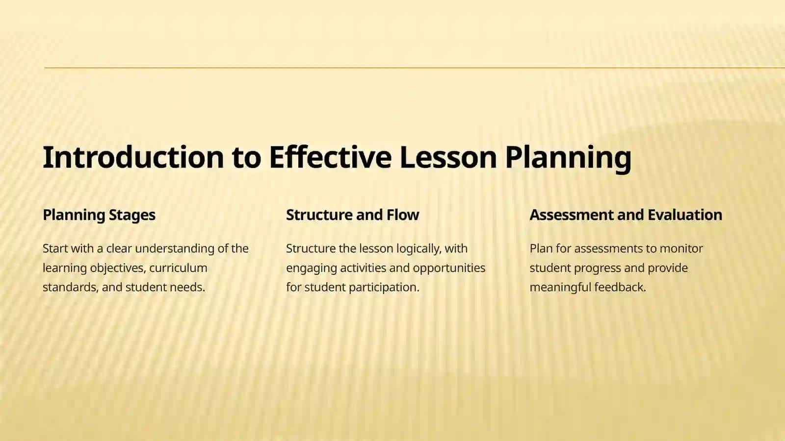Introduction to Effective Lesson Planning 3