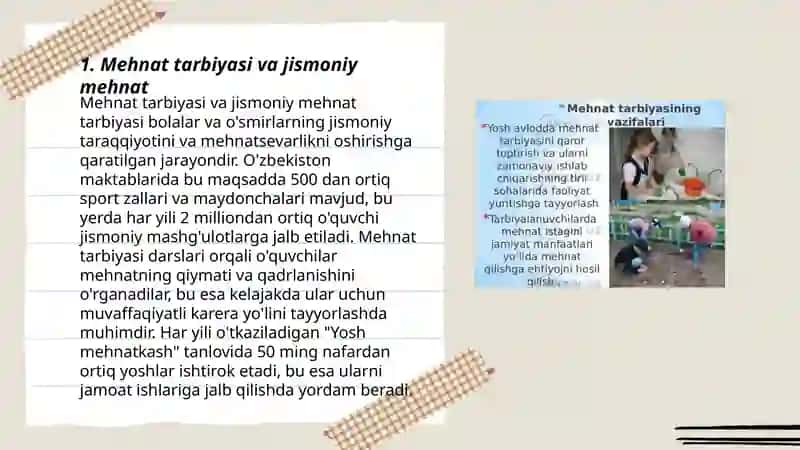 Mehnat Darslarini Tashkil Etish Shakllari 3