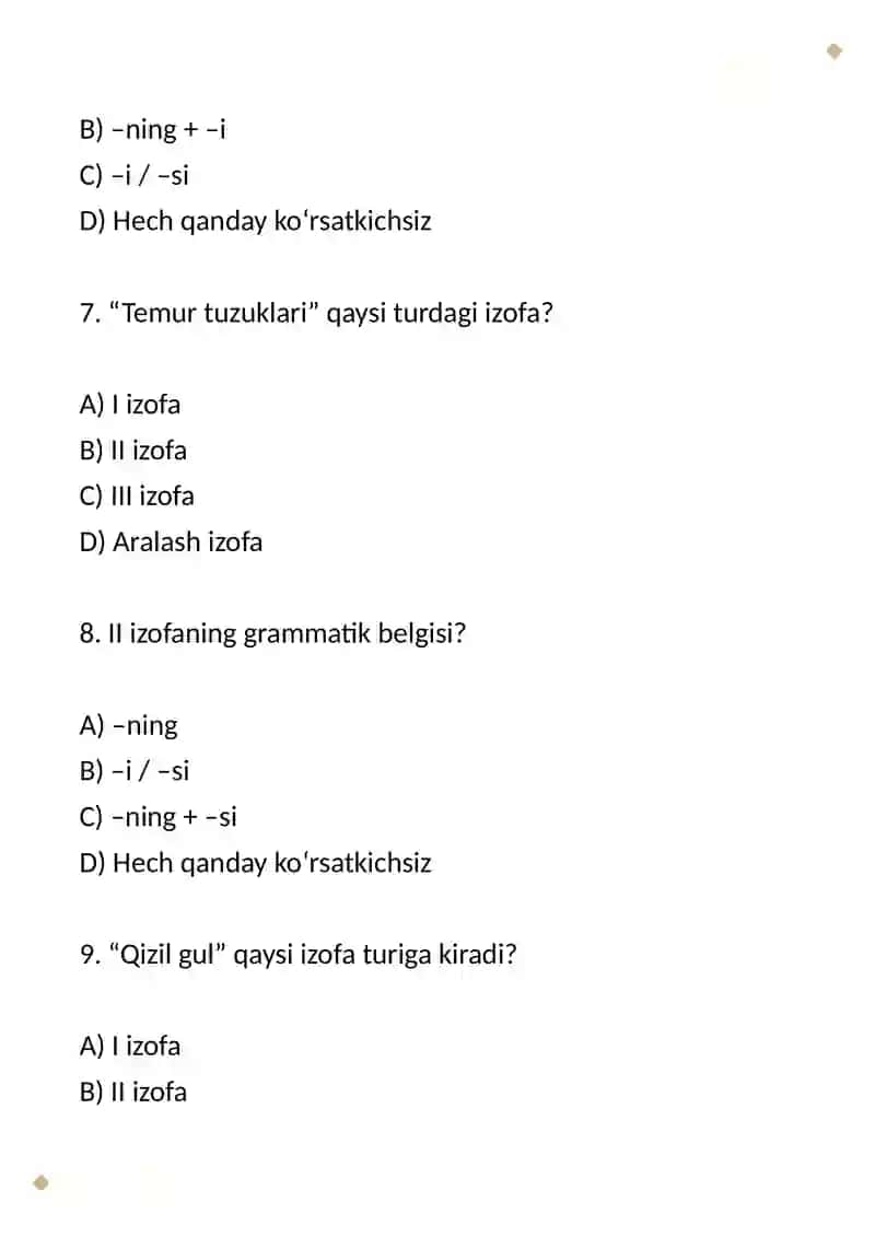 O'zbek tili va adabiyoti yo'nalishi 4-bosqich 3