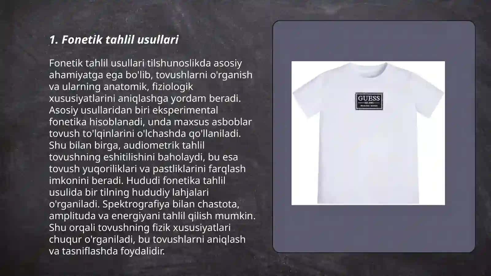 Fonetik tahlil usullari 3