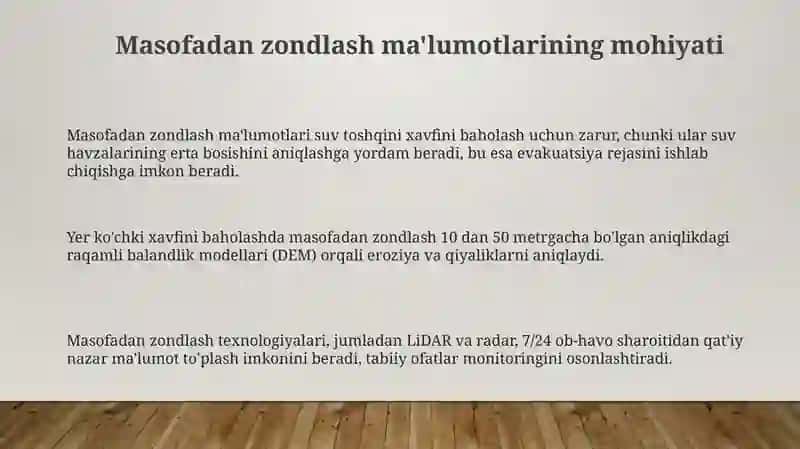 Masofadan zondlash ma'lumotlari 3